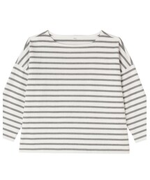 無印良品 | オーガニックコットンボーダーカットソー(Tシャツ/カットソー)