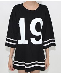 Darkvictory | 19ロゴカジュアルロングTシャツ(Tシャツ/カットソー)