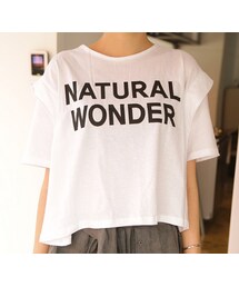 Darkvictory | 二重袖英文ロゴプリントTee(Tシャツ/カットソー)