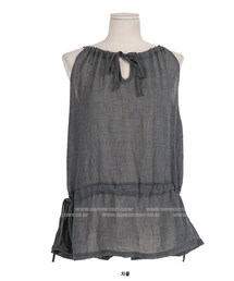 リボンポイントコットンホルターブラウス(シャツ/ブラウス)