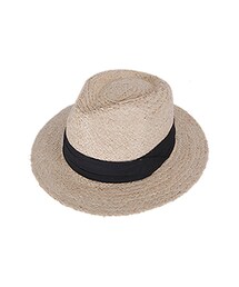 ベーシックラフィア中折れハット(ハット)