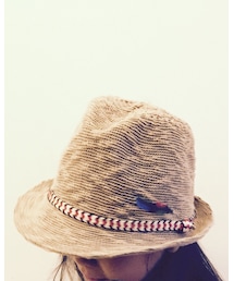 ZARA | 羽根のピンは後付け。手作り。(ハット)