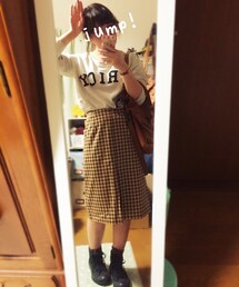 ＊ | 母のおさがり千鳥柄スカート(スカート)