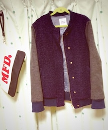 Vert Dense | もこもこスタジャン風ブルゾン(スタジャン)