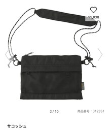 GU | ジーユー サコッシュ(ブラック)(ショルダーバッグ)