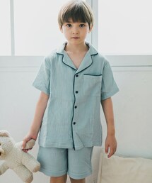 【riziere リジェール】3WAYダブルガーゼ半袖リラックスルームウェア(ルームウェア/パジャマ)