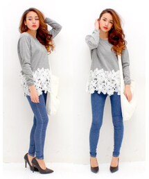 ANAP | レース好き(Tシャツ/カットソー)