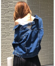 Mila Owen | バックスタイルも可愛い♡(デニムジャケット)