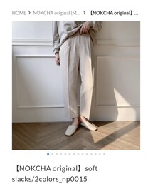 NOKCHA | パンツ