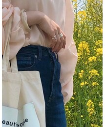 GU | テーパードアンクルジーンズ (デニムパンツ)