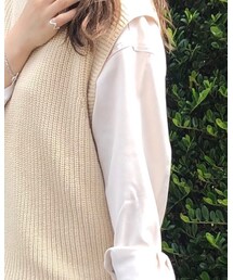 GU | ダブルポケットワークシャツワンピース(シャツワンピース)