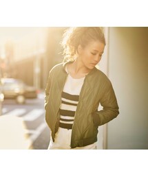 ダイアモンドキルティングMA-1(ブルゾン)