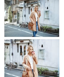 フェイクウールチェスターコート(テーラードジャケット)