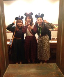 w closet | 友達3人で色違いのワンピース(ワンピース)