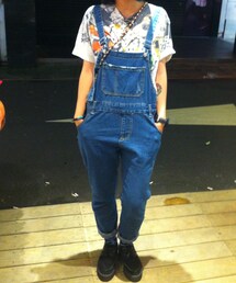 古著吊帶褲(サロペット/オーバーオール)