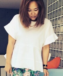 ZARA | 白ブラウス(シャツ/ブラウス)