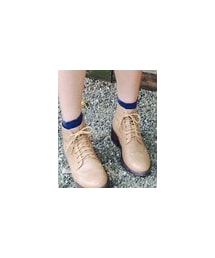 PAZZO | Pazzo復古雕花繫帶牛津短靴-駝色(ブーティ)