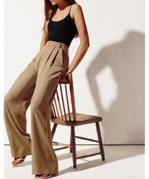 ZARA | Zara 打褶寬管褲 size:S 1290NT(チノパンツ)
