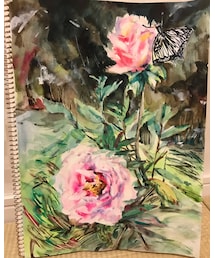 私の水彩画<芍薬> | インテリア雑貨