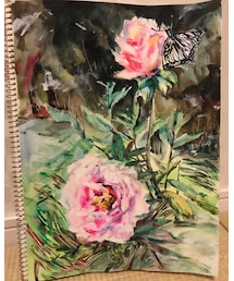 芍薬の水彩画 | インテリア雑貨