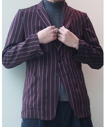 DRIES VAN NOTEN | school strips jacket(テーラードジャケット)