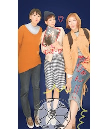 w closet | ｷﾞﾝｶﾞﾑﾁｪｯｸSK 
  (スカート)