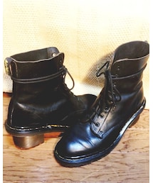 Dr. Martens | England製 プリントタグ 8ホール ヒール 細身で好き(ブーツ)