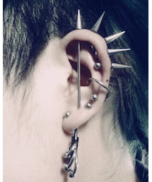 ボディピアス | 我ながらいい配置♡(ピアス（片耳用）)