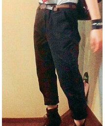 niko and... | ストライプパンツ 紺(その他パンツ)