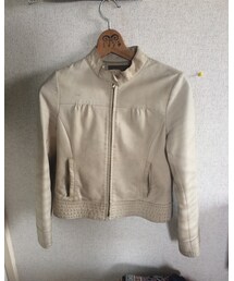 BALLSEY | 羊革シングルジャケット shirabeにて購入 薄汚れてきた...(ジャケット/アウター)