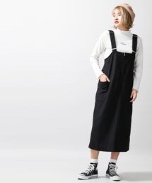 WEGO | WEGO/ハイウエストジャンパースカート(ジャンパースカート)