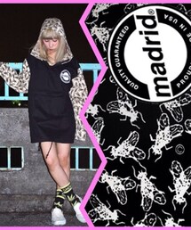 MADRID | MADRID デカ蝿柄 アノラック(カバーオール)