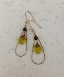 天然石のピアス(ピアス(両耳用))