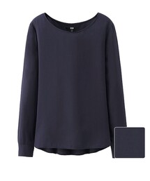 UNIQLO | レーヨンエアリーＴブラウス(シャツ/ブラウス)