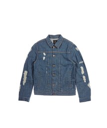 ROMANTIC CROWN | SUNDAY DESTROYED DENIM JACKET BLUE(デニムジャケット)