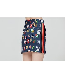 ROMANTIC CROWN | E.D.V Band Line Skirt_Navy(スカート)