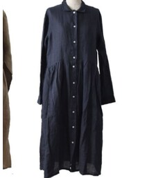 hagumu | シャツワンピース