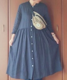 hagumu | シャツワンピース