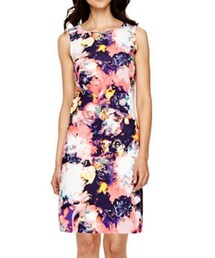 Worthington | Worthington® Sleeveless Print Shift Dress(ドレス)