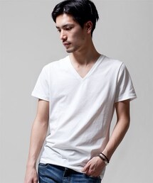 NANO universe | vネックtシャツ(Tシャツ/カットソー)
