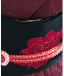薔薇柄の名古屋帯 | 和装小物