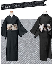 デニム着物(黒) | 浴衣