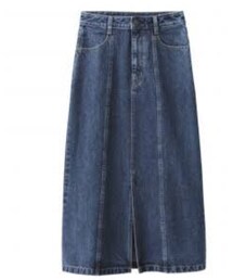 GU | レディース ワイドパンツ(デニムパンツ)