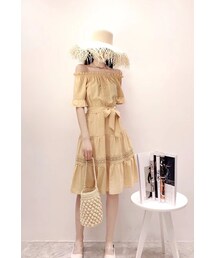 TeddyShop | オフショルワンピ(ワンピース)