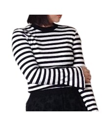 MOUSSY | moussy stripe cut and sewn(Tシャツ/カットソー)