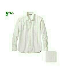 GU | スタンドカラーシャツ(シャツ/ブラウス)