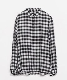 ZARA | ギンガムチェックシャツ(シャツ/ブラウス)