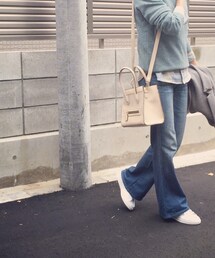 MOUSSY | ワイドパンツ(デニムパンツ)