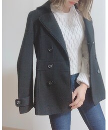 H&M | 寒いみたいなのでしっかりアウター！(ピーコート)