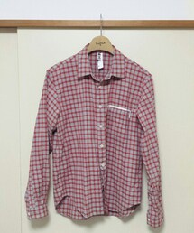 MHL. | コットンカシミアチェックシャツ(シャツ/ブラウス)